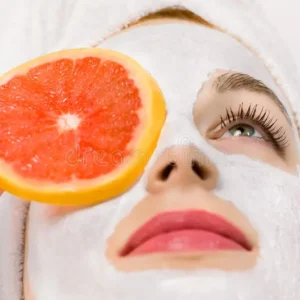 orange peels and masks